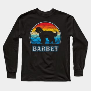 Barbet Vintage Design Dog Long Sleeve T-Shirt